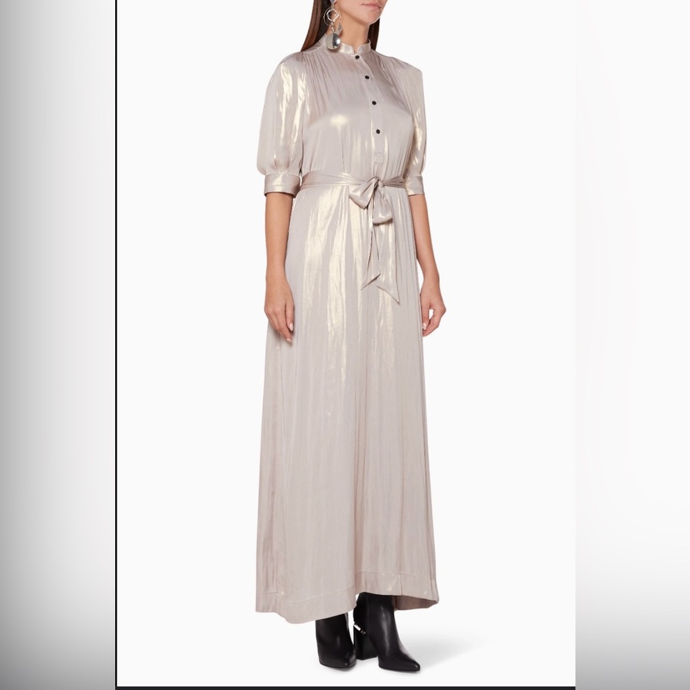 Zadig & Voltaire Elegant Remedy Foil Silver Gown